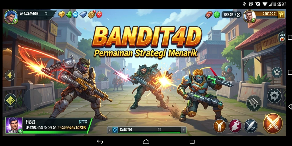 Tampilan aksi seru dari gameplay BANDIT4D yang penuh strategi.