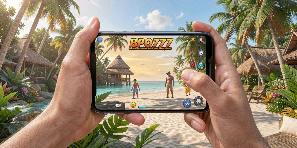 Tangkapan layar utama BPO777 menampilkan gameplay seru dan santai.
