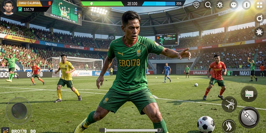 Tampilan gameplay BRO178 yang penuh aksi dan kompetisi.