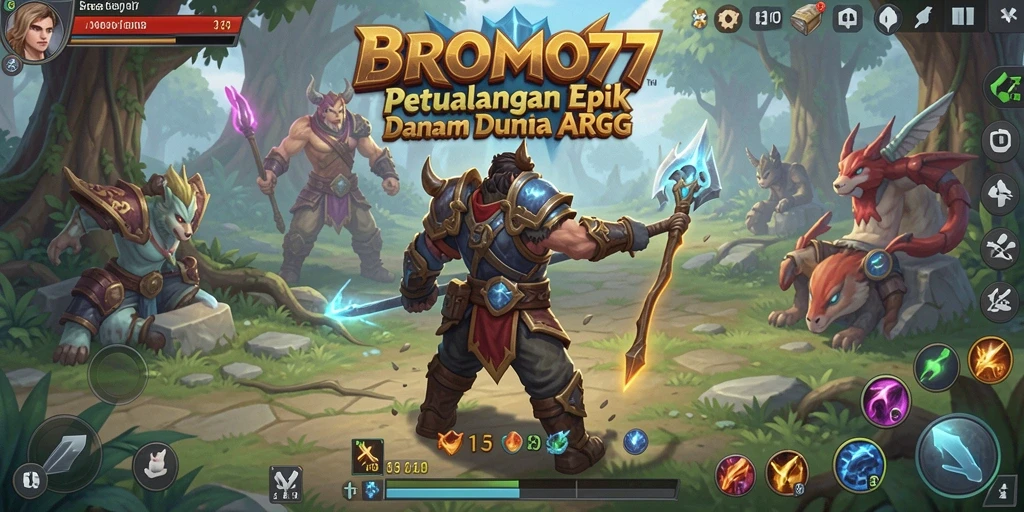 Screenshot gameplay BROMO77 menampilkan aksi seru dalam petualangan ARPG.