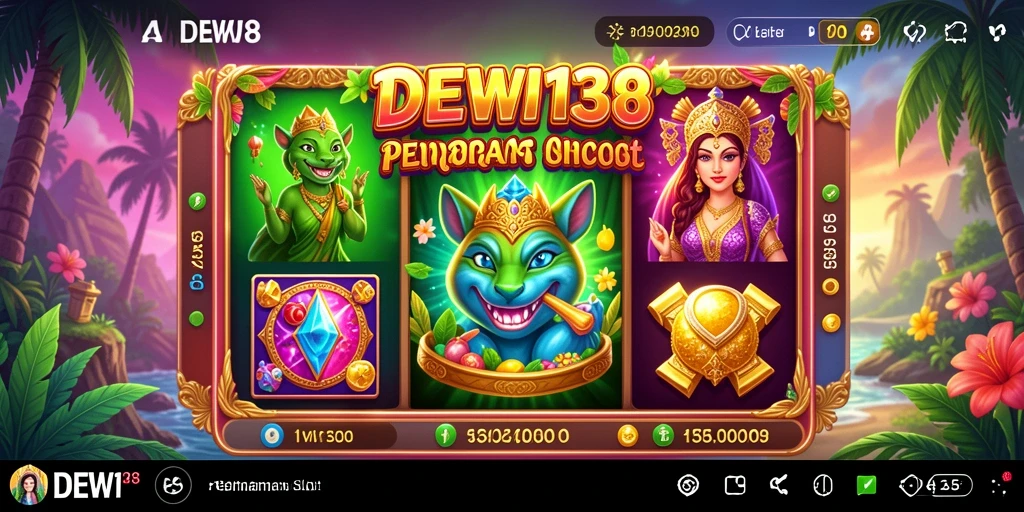 Tampilan gameplay menarik dari DEWI138 dengan fitur Slot yang mendebarkan.