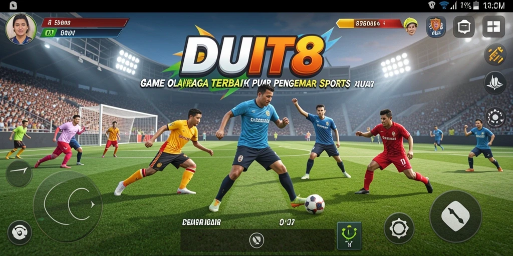 Tampilan gameplay DUIT8 yang penuh aksi dan seru.