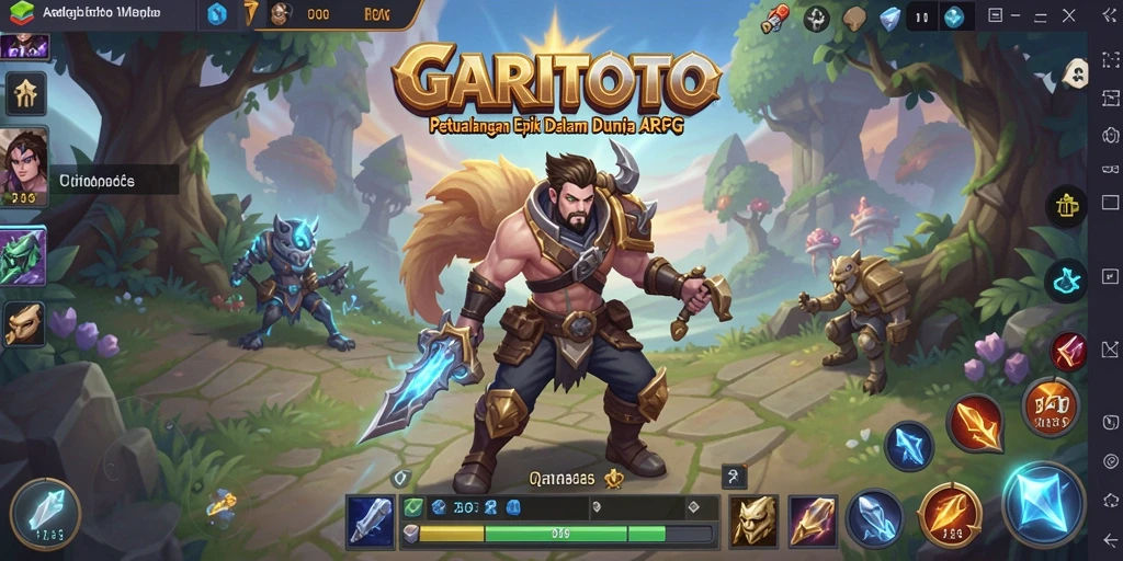 Tangkapan layar seru dari gameplay ARPG yang mendebarkan.