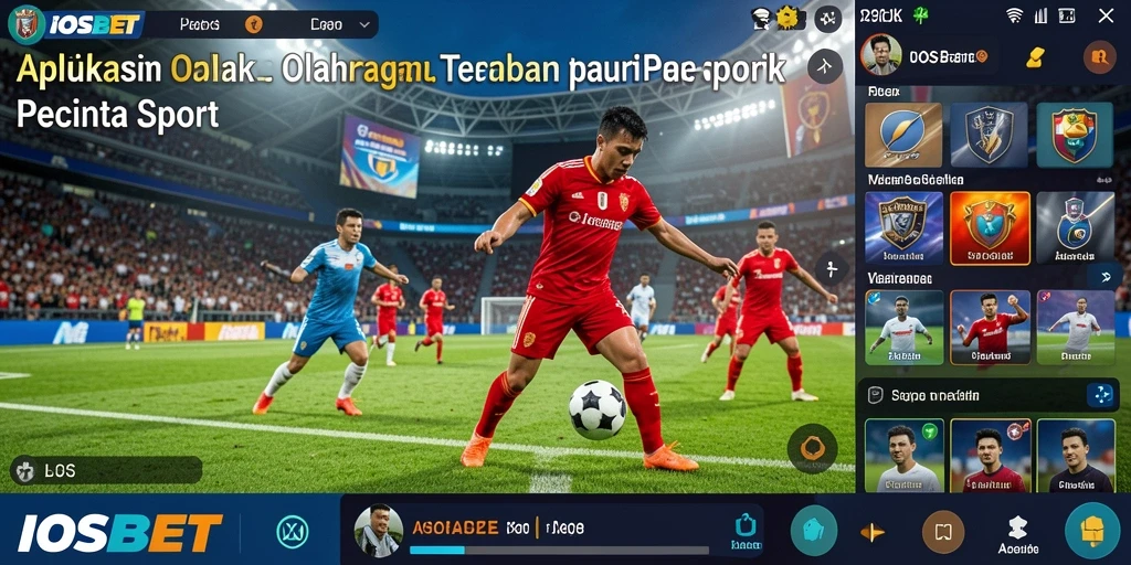 Tampilan menarik dari pengalaman bermain olahraga di IOSBET.