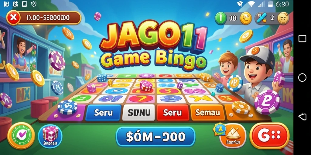 Tampilan gameplay Bingo yang menarik dan interaktif di JAGO11.