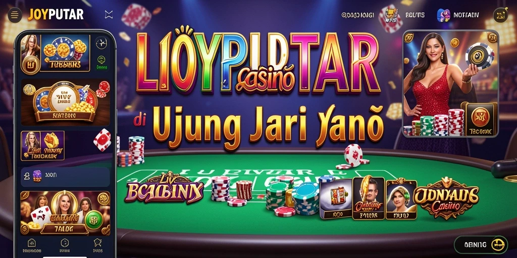 Gameplay Live Casino mendebarkan di JOYPUTAR dengan dealer nyata.