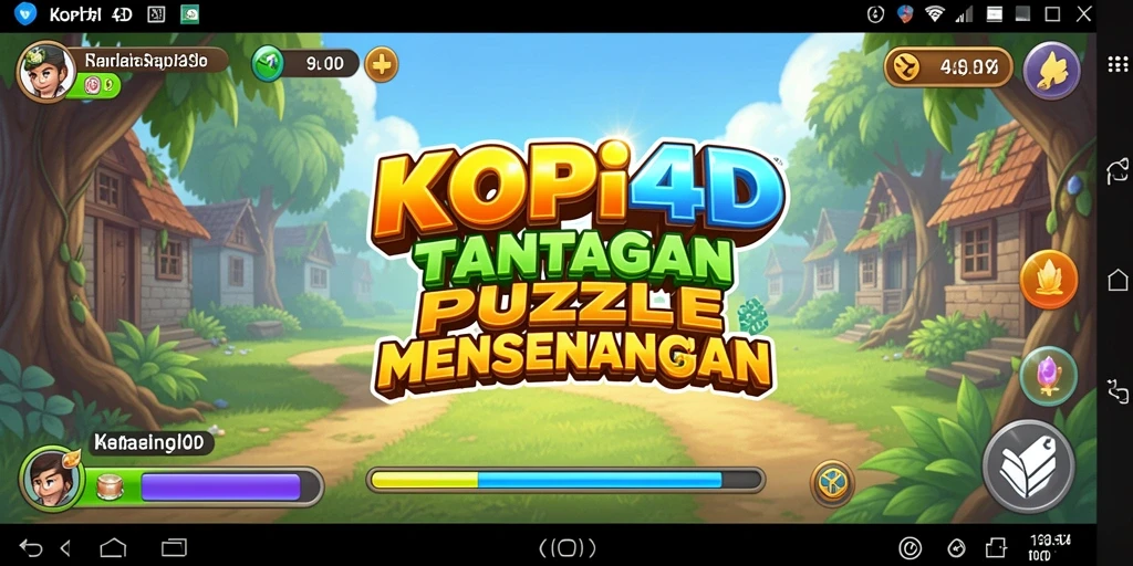 Tampilan gameplay KOPI4D dengan tantangan menarik.