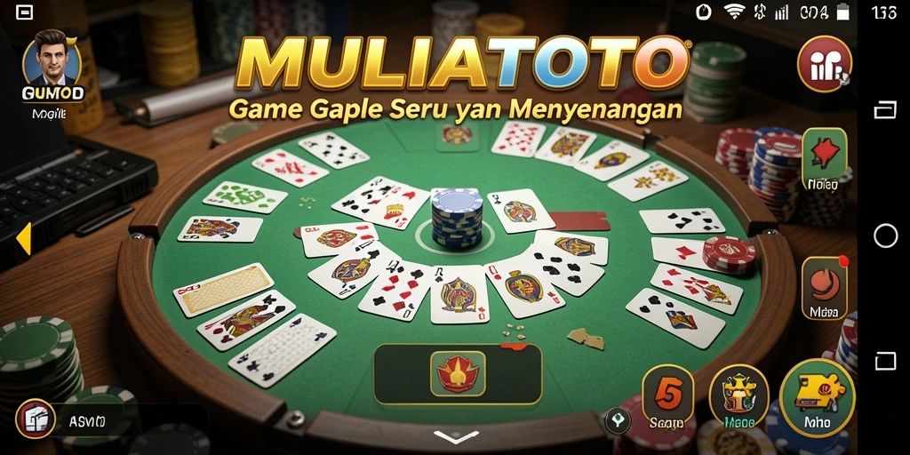 Tampilan gameplay seru dan interaktif di MULIATOTO.