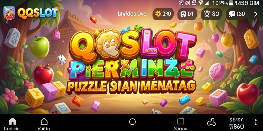Screenshot gameplay QQSLOT menampilkan tantangan Puzzle yang menarik.
