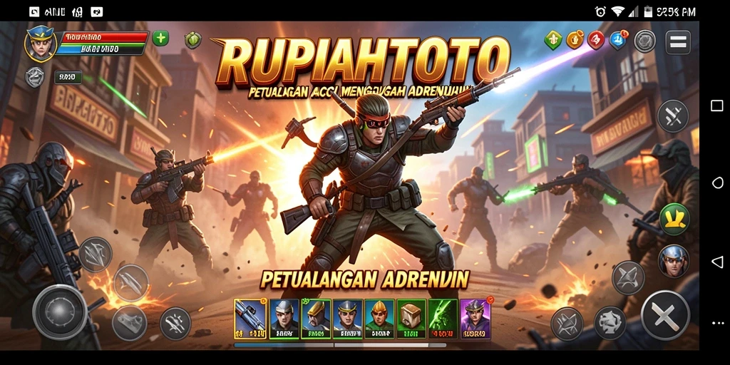 Tampilan gameplay RUPIAHTOTO yang penuh aksi dan keseruan.