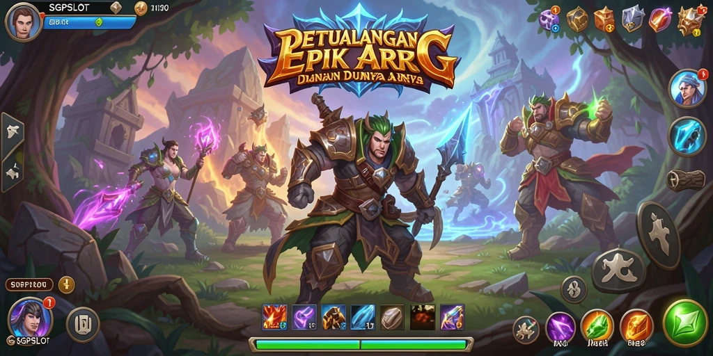 Screenshot utama SGPSLOT menampilkan aksi seru dalam gameplay ARPG.