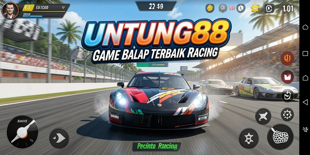 Gameplay balap seru dan menegangkan di UNTUNG88.